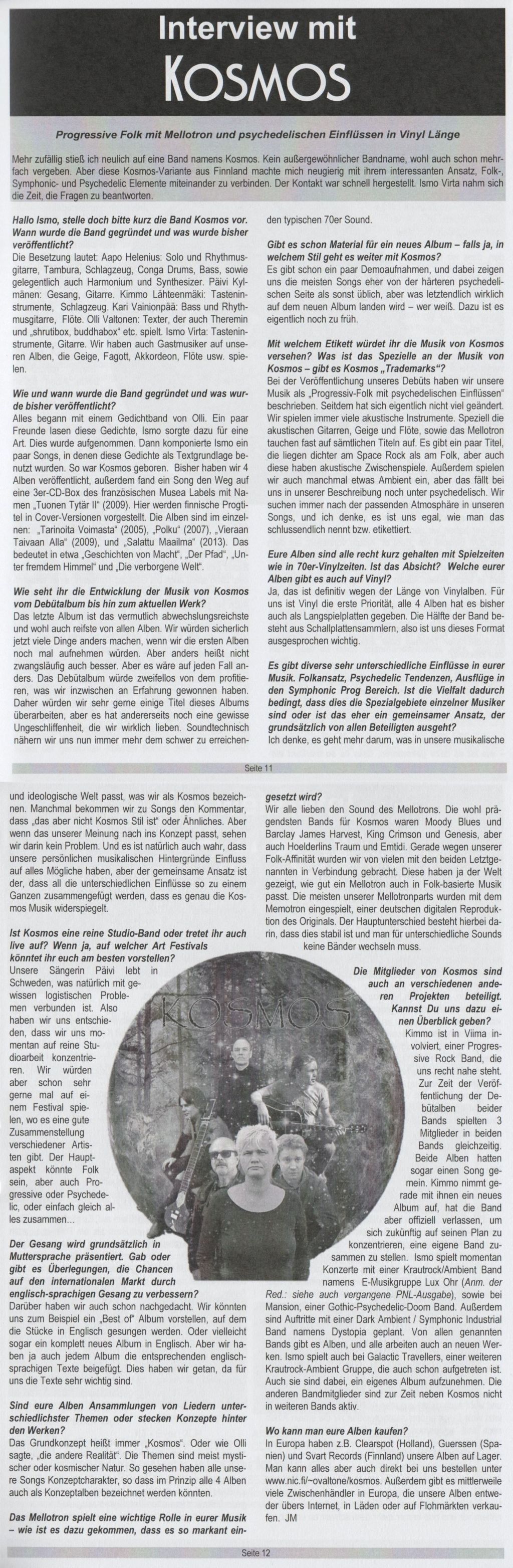 Progressive Newsletter interview